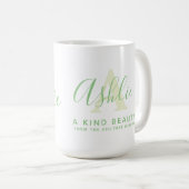 Mug Nom d'Ashlie signification et monogramme Un texte (Devant droit)