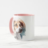 Mug Nom de animal de compagnie personnalisable pour Ch (Devant gauche)