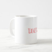 Mug Nom de calligraphie classique professionnel person (Devant gauche)