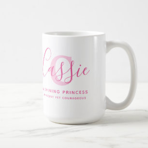 Mug Nom de cassie signification et monogramme de texte
