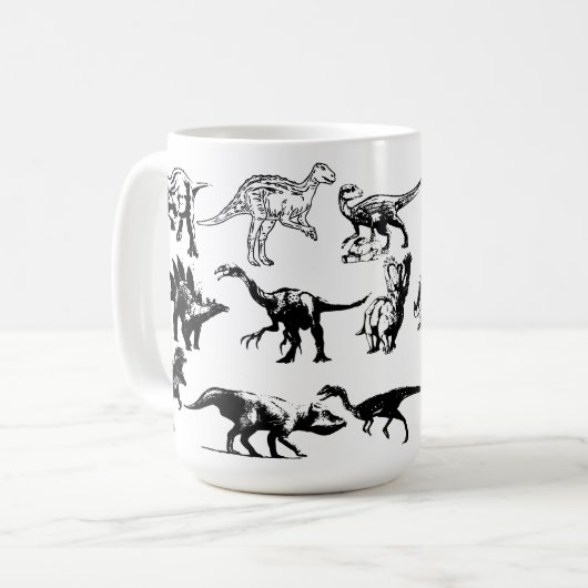 Mug Nom de ce dinosaure (Devant gauche)