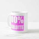 Mug Nom de Charlotte (Devant gauche)