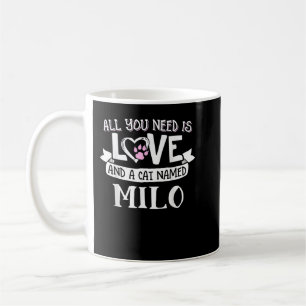 Mug Nom de chat Milo - Tout ce dont vous avez besoin e