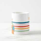 Mug Nom de chat pour casque rétro (Centre)