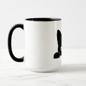 Mug Nom de compagnie de chat mignon personnalisé (Gauche)