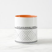 Mug Nom de couleur modifiable Écrire des cadeaux de va (Centre)