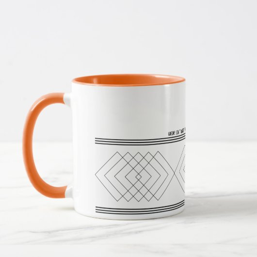 Mug Nom de couleur modifiable Écrire des cadeaux de va (Gauche)