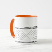 Mug Nom de couleur modifiable Écrire des cadeaux de va (Devant gauche)