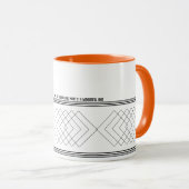 Mug Nom de couleur modifiable Écrire des cadeaux de va (Devant droit)