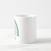 Mug Nom de Davis Clover Boho Rainbow (Centre)