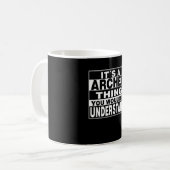 Mug Nom de famille ARCHER Cadeau personnalisé (Devant gauche)