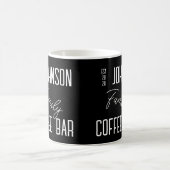 Mug Nom de famille Café noir et blanc (Centre)