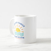 Mug Nom de famille correspondant Summer Sunset Beach H (Devant gauche)