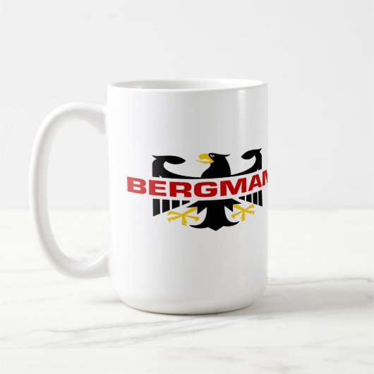 Mug Nom de famille de Bergman (Gauche)