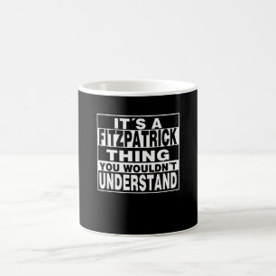 Mug Nom de famille FITZPATRICK Cadeau personnalisé