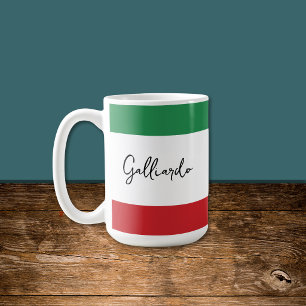 Mug Nom de famille italien personnalisé
