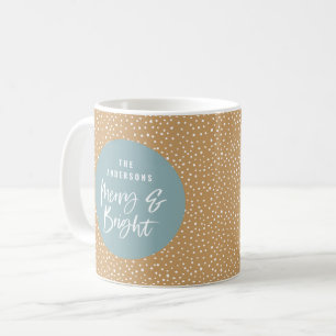 Mug Nom de famille joyeux et lumineux personnalisé