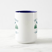 Mug Nom de famille Lake House Oars rustiques Pine Tree (Centre)