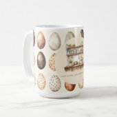 Mug Nom de famille Pâques Cuisine Vintage Beige (Devant gauche)