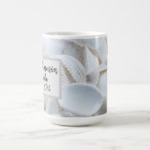 Mug Nom de famille personnalisé Sea Shell (Centre)