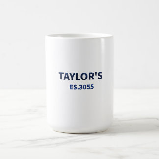 Mug Nom de famille Taylor - Personnalisé "Est. 2025