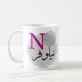 Mug nom de fille musulmane cadeaux (Gauche)
