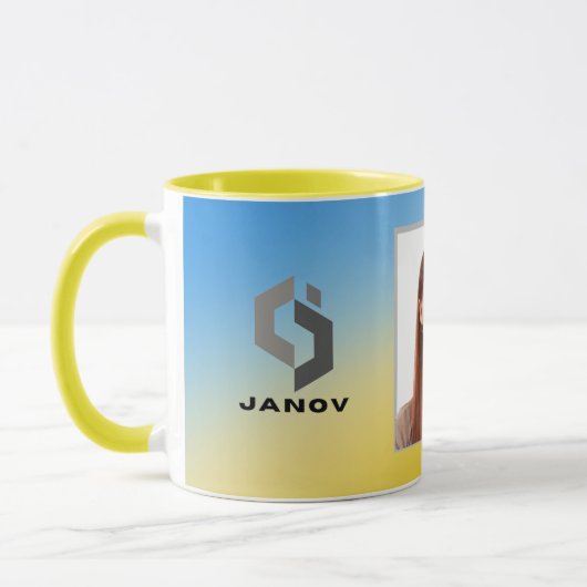 Mug nom de fond magique Personnalisé  (Gauche)
