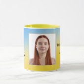 Mug nom de fond magique Personnalisé  (Centre)