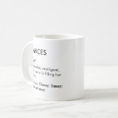 Mug Nom de Frances, nom modifiable, nom personnalisé (Devant gauche)