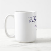 Mug nom de future Mme mariée fête de mariage violet da (Gauche)