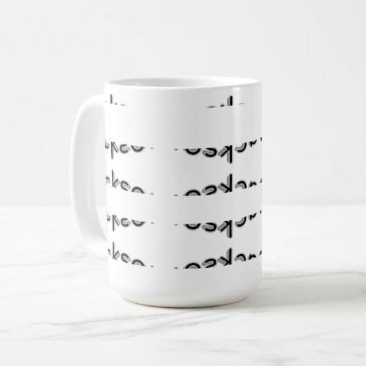 Mug Nom de garçon Jackson, (Devant gauche)