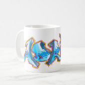 Mug Nom de graffiti d'ADRIAN - (Devant gauche)