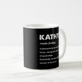 Mug Nom de Kathy (Devant droit)