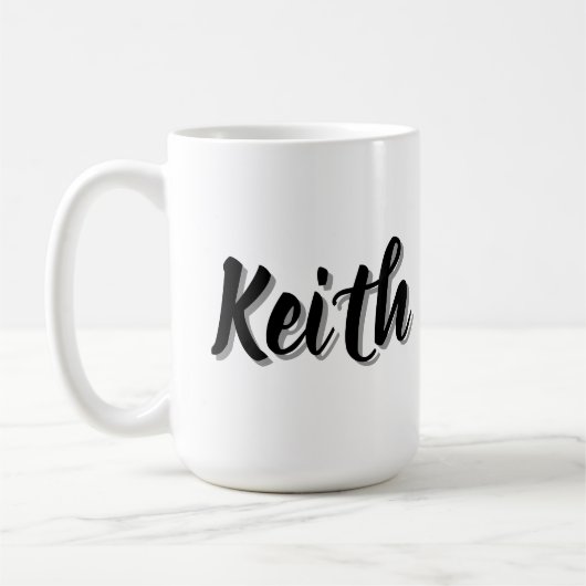 Mug Nom de Keith Mens, (Gauche)