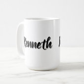 Mug Nom de Kenneth Mens, (Devant gauche)