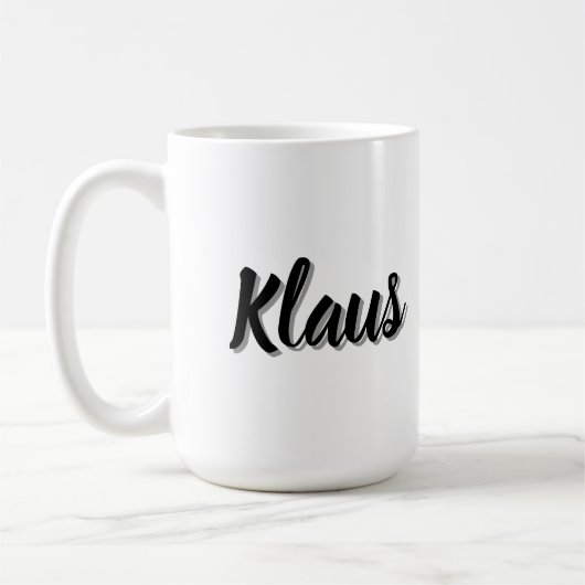 Mug Nom de Klaus Mens, (Gauche)