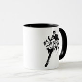 Mug Nom de la brosse à encre Batgirl (Devant droit)