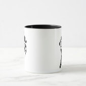 Mug Nom de la brosse d'encre Batgirl (Centre)