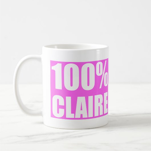 Mug Nom de la Claire (Gauche)