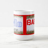 Mug Nom de la conception de la coupe par bébé (Centre)