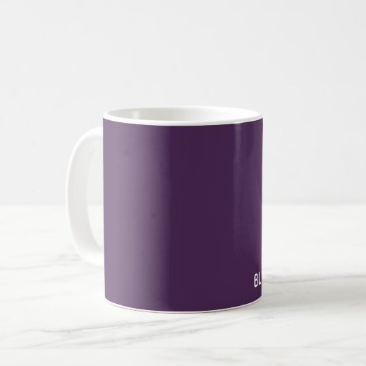 Mug Nom de la couleur violette de Blue John (Devant gauche)
