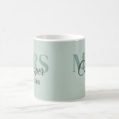 Mug Nom de la mariée avec le Mariage Date Bay Pepper C (Centre)