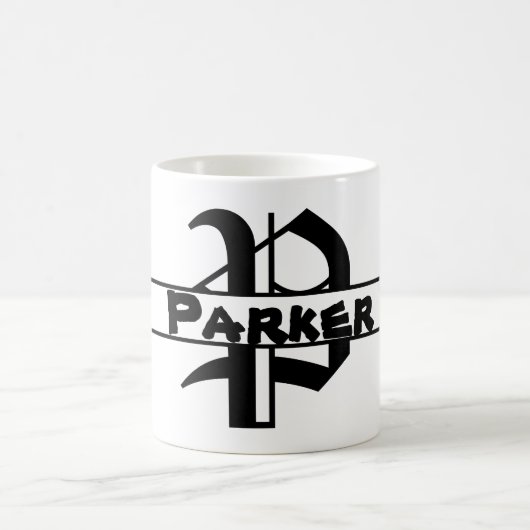 Mug Nom de la Personnaliser Lettre ornement (Centre)