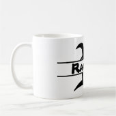 Mug Nom de la Personnaliser Lettre ornement (Gauche)