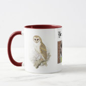Mug Nom de la Personnaliser Photo Owl Classic Mug, 11  (Gauche)