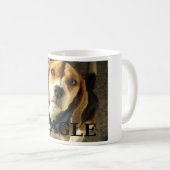 Mug Nom de la photo beagle (Devant droit)