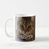 Mug Nom de la photo du chat (Gauche)