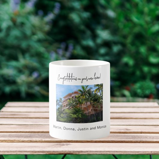 Mug Nom de la photo du réchauffement de la maison blan