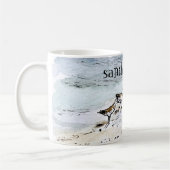 Mug nom de la plage sur mesure (Gauche)