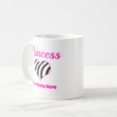 Mug Nom de la princesse (Devant gauche)